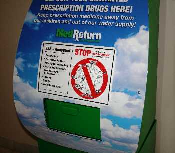 Overland Park Police Department has a Permanent Drug Drop Box
